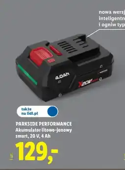 Lidl Akumulator litowo-jonowy smart Parkside Performance 4Ah oferta