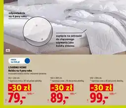 Lidl Kołdra na 4 pory roku LIVARNO HOME 160x200 cm oferta