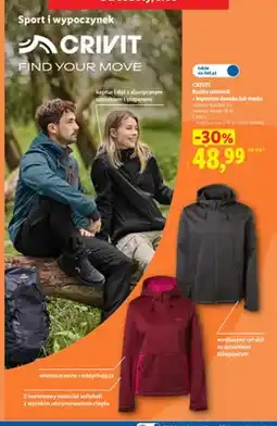 Lidl Kurtka softshell z kapturem damska CRIVIT oferta