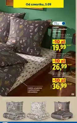Lidl Pościel z mikrowłókna satynowego Livarno 140x200 cm oferta