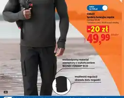 Lidl Spodnie funkcyjne męskie Crivit oferta