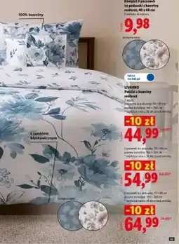 Lidl Pościel z bawełny renforcé Livarno 140x200 cm oferta
