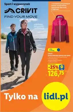 Lidl Kurtka funkcjonalna damska Crivit oferta