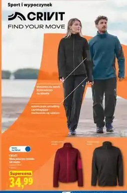 Lidl Bluza polarowa damska CRIVIT oferta