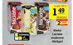 Gram Market Mleko Łaciate o smaku truskawkowym Mlekpol oferta