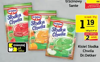 Gram Market Kisiel Słodka Chwila truskawkowy Dr. Oetker oferta