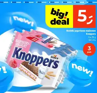 Wafelki jogurtowo-malinowe Knoppers 3-pak