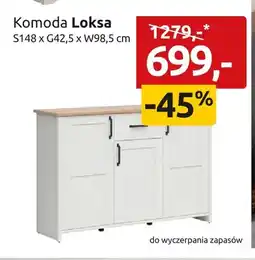 Black Red White Komoda Loksa oferta