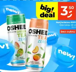 Dealz Napój herbaciany OSHEE Vitamin Green Tea Zero Cactus-Mint oferta