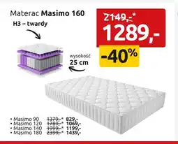 Black Red White Materac Masimo oferta