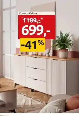 Black Red White Komoda Velton oferta