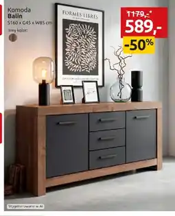 Black Red White Komoda Balin oferta