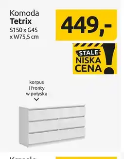 Black Red White Komoda Tetrix Black Red White oferta