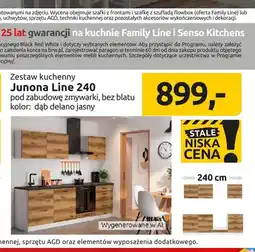 Black Red White Zestaw kuchenny Junona Line 240 dąb delano jasny oferta