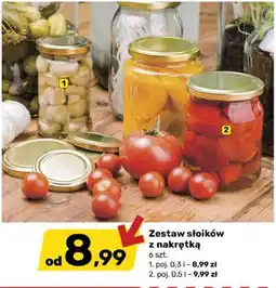 Bricomarche Zestaw słoików z nakrętką oferta