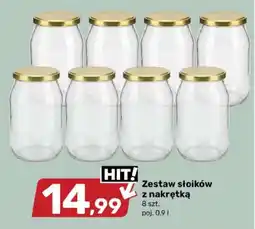 Bricomarche Zestaw słoików z nakrętką oferta