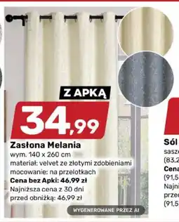 Bricomarche Zasłona Melania oferta