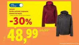 Lidl CRIVIT Kurtka softshell z kapturem damska lub meska oferta
