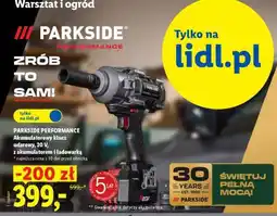 Lidl PARKSIDE PERFORMANCE Akumulatorowy klucz udarowy oferta
