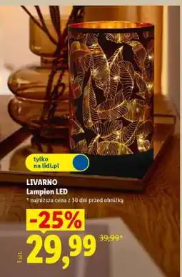 Lidl LIVARNO Lampion LED oferta