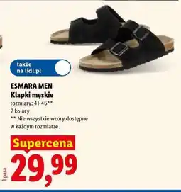Lidl ESMARA MEN Klapki męskie oferta