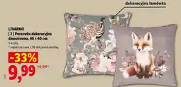 Lidl LIVARNO Poszewka dekoracyjna dwustronna, 40 x 40 cm oferta