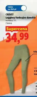 Lidl CRIVIT Legginsy funkcyjne damskie oferta