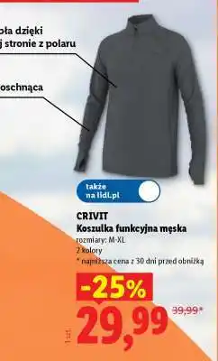 Lidl CRIVIT Koszulka funkcyjna męska oferta
