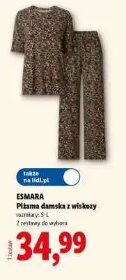 Lidl ESMARA Piżama damska z wiskozy oferta
