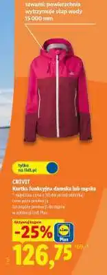 Lidl CRIVIT Kurtka funkcyjna damska lub meska oferta