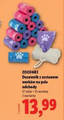 Lidl ZOOFARI Dozownik z zestawem worków na psie odchody oferta