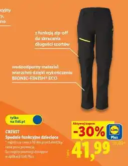 Lidl CRIVIT Spodnie funkcyjne dziecięce oferta