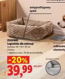 Lidl ZOOFARI Legowisko dla zwierząt oferta