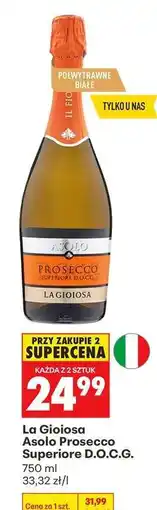 Biedronka La Gioiosa Asolo Prosecco Superiore D.O.C.G oferta