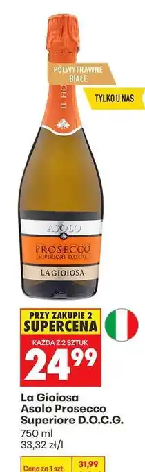 Biedronka La Gioiosa Asolo Prosecco Superiore D.O.C.G oferta