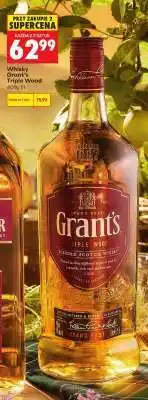 Biedronka WHISKY GRANT'S TRIPLE WOOD 40%, 1 l oferta