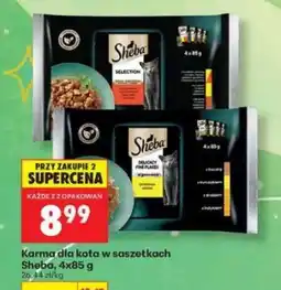 Biedronka Karma dla kota w saszetkach Sheba , 4x85 g oferta