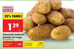 Biedronka Ziemniaki jadalne polskie na wagę oferta