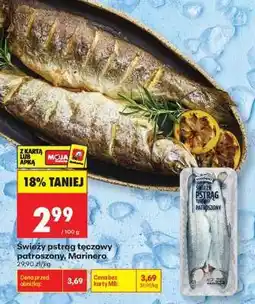 Biedronka Świeży pstrąg tęczowy patroszony Marinero oferta