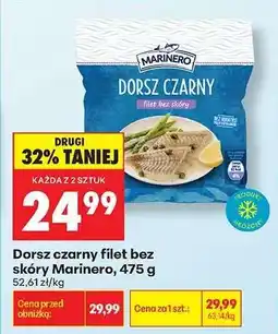 Biedronka Dorsz czarny Filet bez skóry Marinero, 475 g oferta