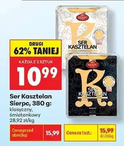 Biedronka Ser Kasztelan Sierpc, 380 g oferta