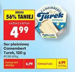 Biedronka Ser pleśniowy Camembert Turek, 120 g oferta