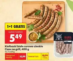 Biedronka Kiełbaski białe surowe cienkie Czas na Grill,, 400 g oferta