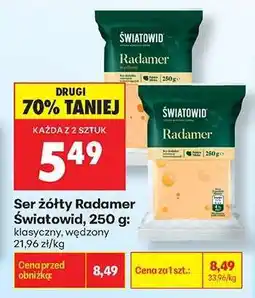 Biedronka Şer żółty Radamer : Światowid , 250 g oferta