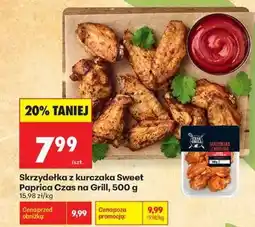 Biedronka Skrzydełka z kurczaka Sweet Paprica Czas na Grill, 500 g oferta