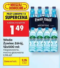 Biedronka Woda Żywiec Zdrój, 12x500 ml oferta