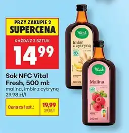 Biedronka Sok NFC Vital Fresh, 500 ml oferta