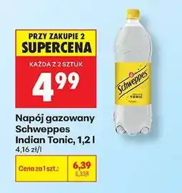 Biedronka Napój gazowany Schweppes Indian Tonic, 1,2 l oferta