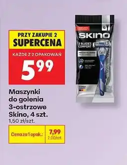 Biedronka Maszynki do golenia 3-ostrzowe Skino, 4 szt oferta