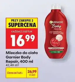 Biedronka Mleczko do ciała Garnier Body Repair, 400 ml oferta